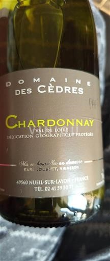 Loire Valley Domaine Des Cèdres Chardonnay Non-Vintage
