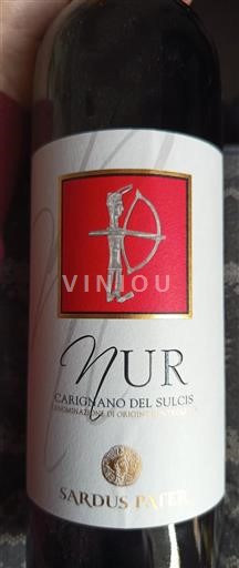 Cerdeña Carignano del Sulcis Sardus Pater NUR Sin añada