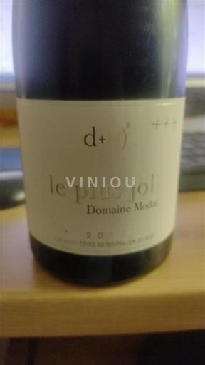 Roussillon Côtes du Roussillon Villages Domaine Modat Le Plus Joli 2017