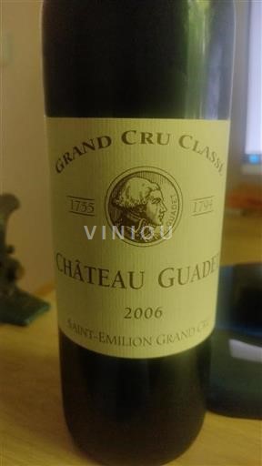 Bordeaux Saint-Émilion Grand Cru Château Guadet 2006