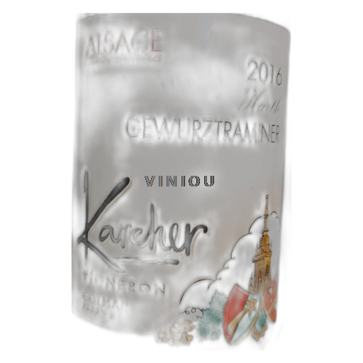 Alsasko Gewürztraminer Domaine Karcher 2017