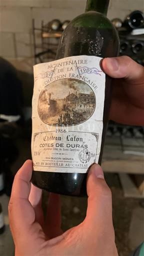 Sydvestfrankrig Côtes-de-Duras Château Laton 1986