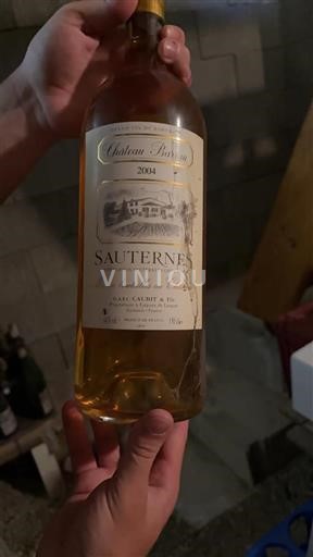 Bordeaux Sauternes Château Barrau 2004