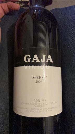 Piedmont Wines Langhe Gaja Sperss 2004