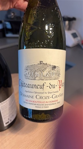 Rhônen laakso Châteauneuf-du-Pape Domaine Croze-Granier 2022