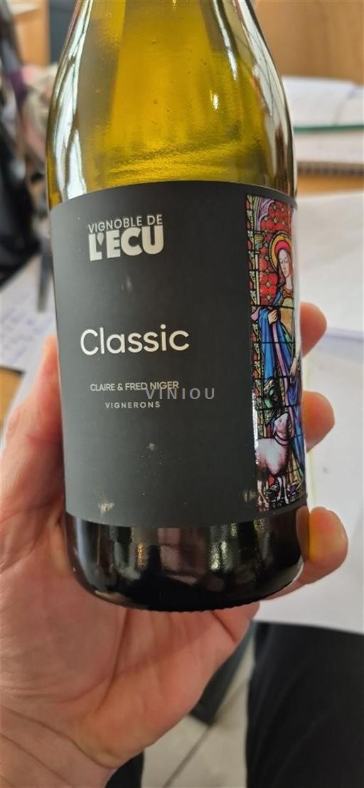 Loiredalen Ospecificerad Vignoble de l'Écu Classic Icke årgångsbetecknad