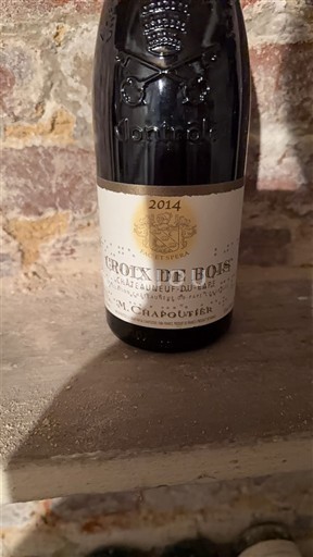 Vale do Ródano Châteauneuf-du-Pape M. Chapoutier Croix de Bois 2014