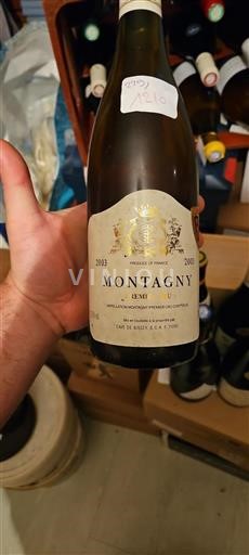 Bourgogne Montagny Premier Cru Cave de Bissey 2003