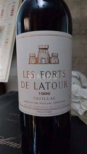 Bordeaux Pauillac Les Forts de Latour 1996