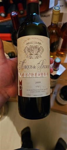 Burdeos Blaye-Côtes de Burdeos Marquis de Balmod 2009