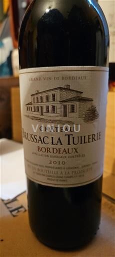 Bordeaux Château Brussac La Tuilerie 2010