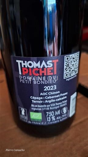 Loire-dalen Chinon Domaine Petit Bondieu 2023