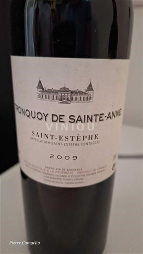 Bordeaux Saint-Estèphe Tronquoy de Sainte-Anne 2009