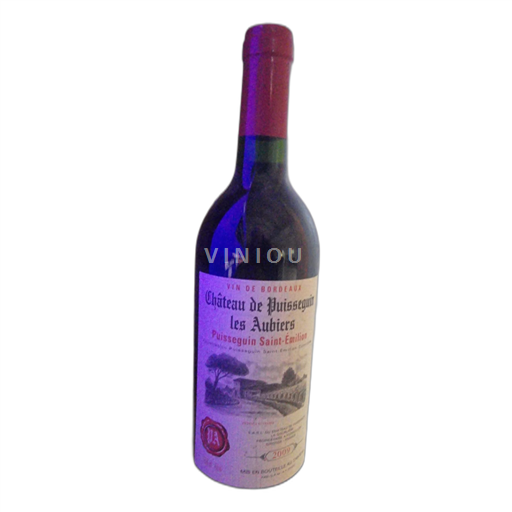 Bordéus Puisseguin-saint-émilion Château de Puisseguin les Aubiers 2009