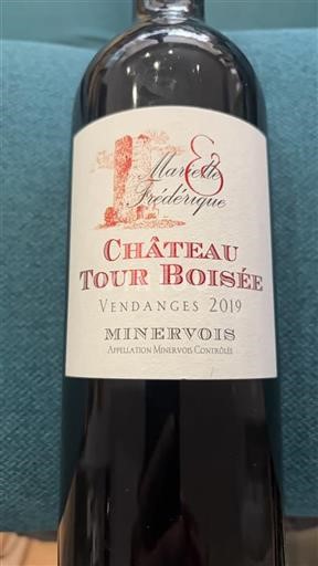 Languedoc Minervois Domaine Tour Boisée 2019