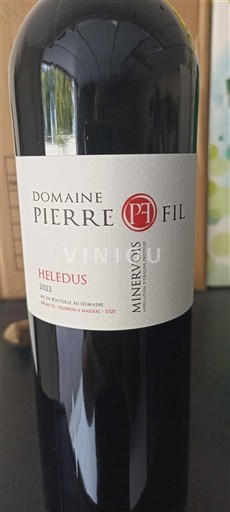 Languedoc Minervois Domaine Pierre Fil Heledus 2023
