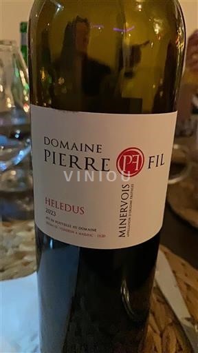 Languedoc Minervois Domaine Pierre Fil Heledus 2023