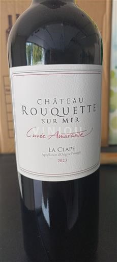 Languedoc La Clape Château Rouquette Sur Mer Amarante 2023