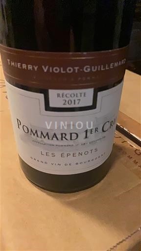 Burgundsko Pommard Premier Cru Thierry Violot-Guillemard Les Épenots 2017