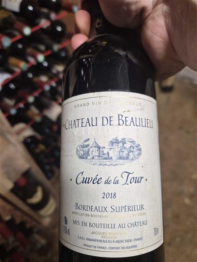 Bordeaux Bordeaux Supérieur Château Beaulieu de la Tour 2018
