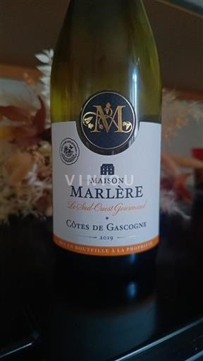 Tây Nam Côtes de Gascogne Maison Marlère 2019