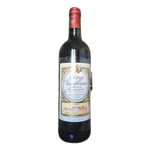 Bordeaux Margaux Château Rauzan-Gassies 2005
