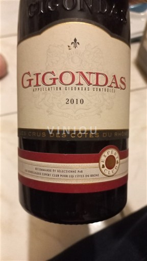 Thung lũng Rhône Gigondas Pas 2010