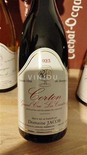 Bourgogne Corton Grand Cru Domaine Jacob Les Carrières Ikke årgangsbestemt