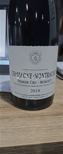 Bourgogne Chassagne-montrachet Premier Cru Naudin Tiercin Premier Cru - Morgeot 2018