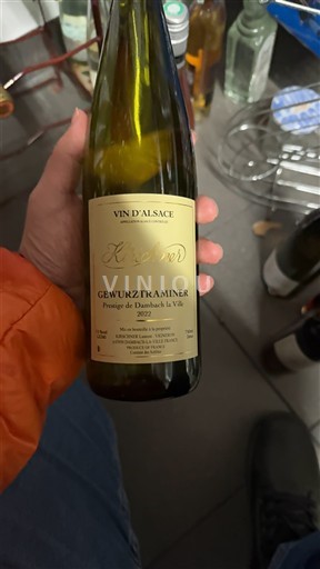 Alsacia Gewurztraminer Kirschner Prestige de Dambach la Ville 2022