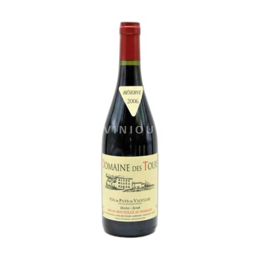 Provence, hạ lưu Rhône, Corse Vaucluse Domaine Des Tours Merlot - Syrah 2006
