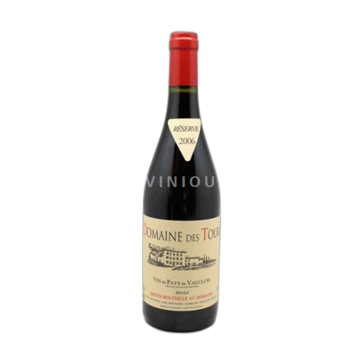 Provence, hạ lưu Rhône, Corse Vaucluse Domaine Des Tours Merlot 2006