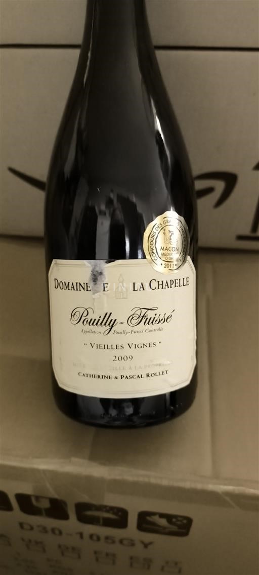 Burgundi Pouilly-fuissé Domaine La Chapelle Vieilles Vignes 2009