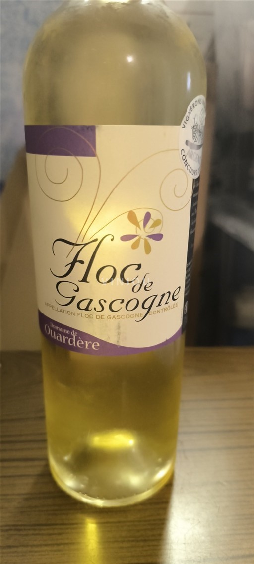 Sydvestfrankrig Floc-de-gascogne Domaine Ouardère Apéritif 2018