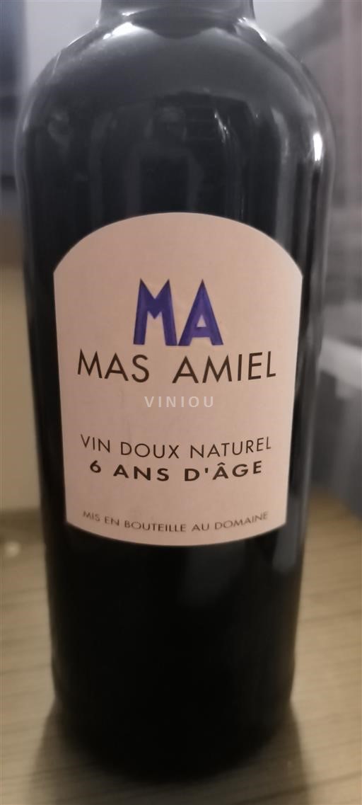 Roussillon Maury Mas Amiel 6 ans d'âge 2007