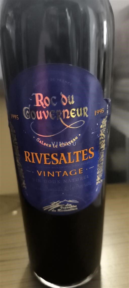 Roussillon Rivesaltes Roc du Gouverneur Vintage 1995