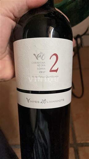 Cataluña Empordà Vinyes Olivardots Vd'O 2 Carinyena Negra Sorra 2017