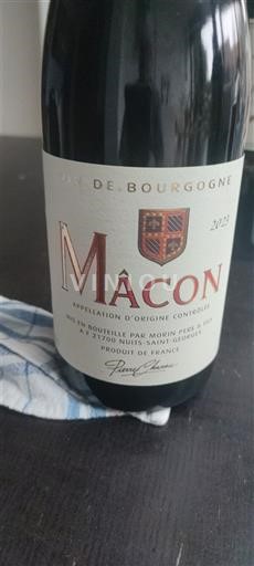 Burgundi Mâcon ja Mâcon-kylät Morin Père & Fils 2022