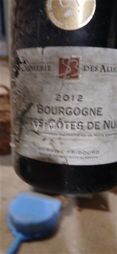 Bourgogne Hautes Côtes de Nuits Domaine Fribourg 2012
