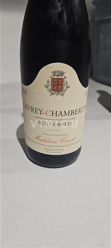 Borgogna Gevrey-Chambertin Madeleine Courtot Aux Corvées 2018