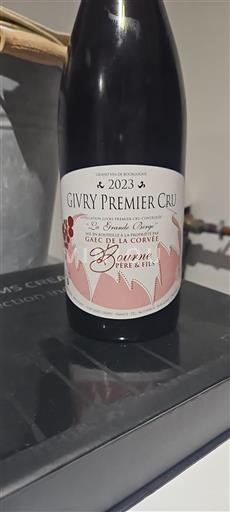 Borgonha Givry Premier Cru Bourne Père et Fils La Grande Berge 2023