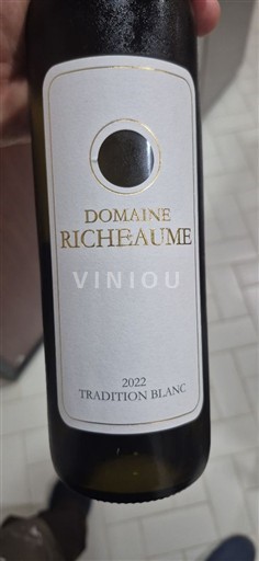 Provence, hạ lưu Rhône, Corse Địa Trung Hải Domaine Richeaume Tradition Blanc 2022