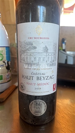 Bordeaux Haut-Médoc Cru Bourgeois Château Haut Beyzac 2019