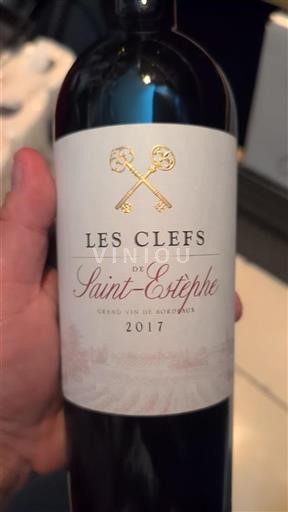 Burdeos Saint-Estèphe Les Clefs de 2017