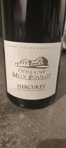 Bourgogne Mercurey Premier Cru Domaine Meix Foulot Không niên vụ