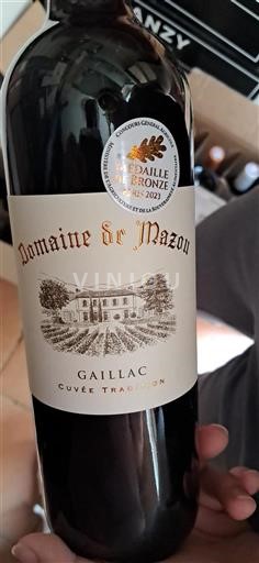 Lounais-Ranska Gaillac Domaine Mazou Tradition 2021