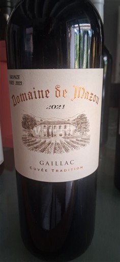 Sydväst Gaillac Domaine Mazou Tradition 2021
