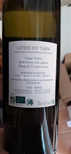 Tây Nam Côtes du Tarn Domaine Plageoles 2023