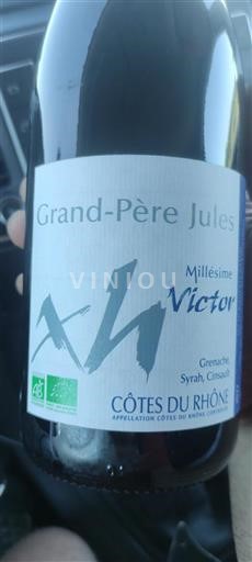 Rhônedalen Côtes du Rhône Domaine Grand-Père Jules Victor 2022