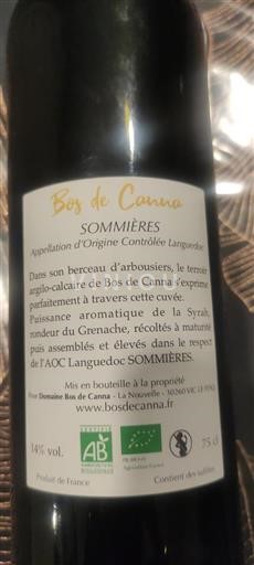 Languedoc Corbières Domaine Bos de Canna Ikke årgangsbestemt